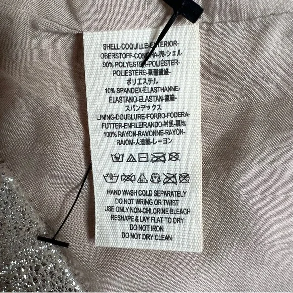 Free People Modern Femme metallic rose gold crackle suede mini skirt size 4 - Picture 10 of 11